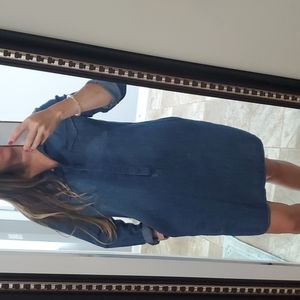 Cato- denim dress with pockets